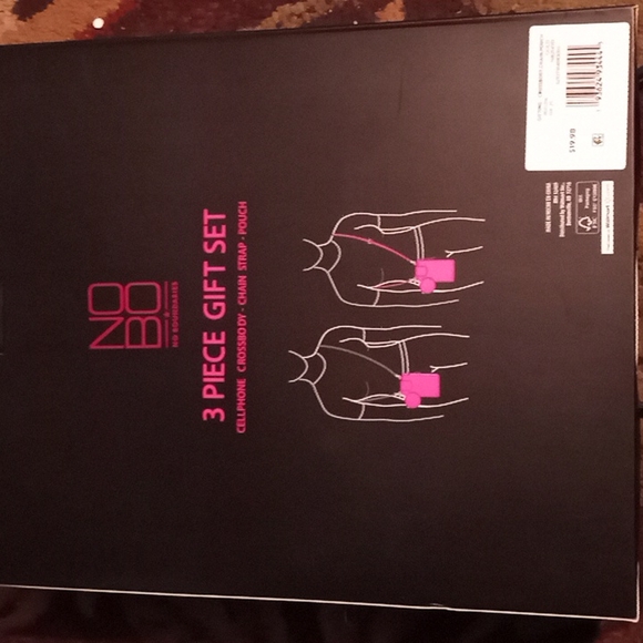 NO BOUNDARIES 3 PIECE GIFT SET CELLPHONE CROSSBODY CHAIN STRAP POUCH - Picture 3 of 6